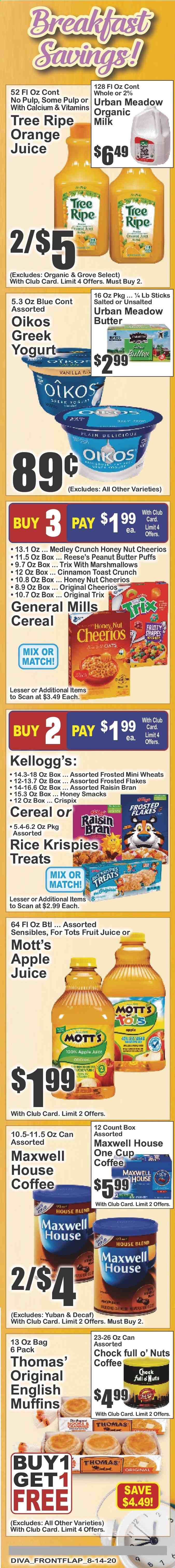 Key Food (NY) Weekly Ad August 14 to August 20