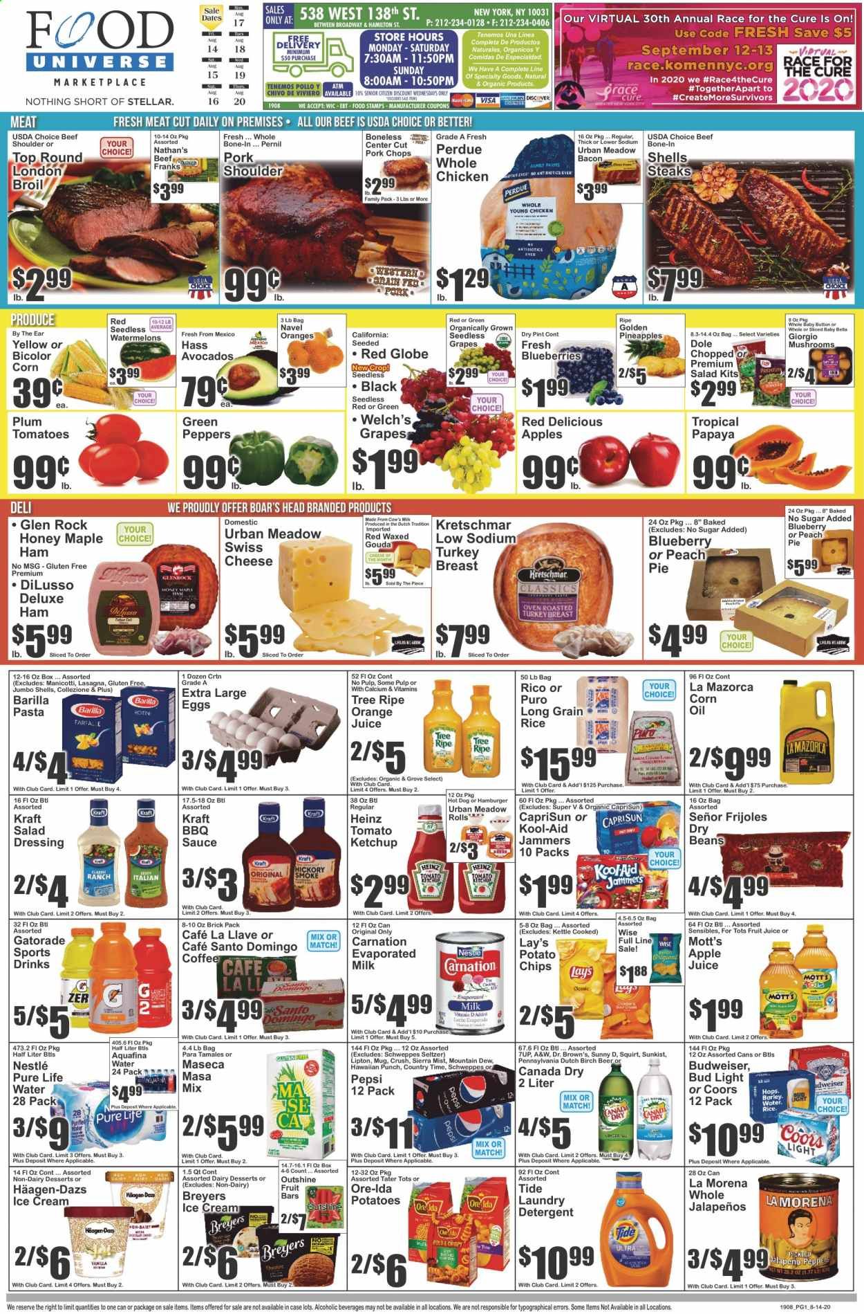 Key Food (NJ, NY) Weekly Ad August 14 to August 20
