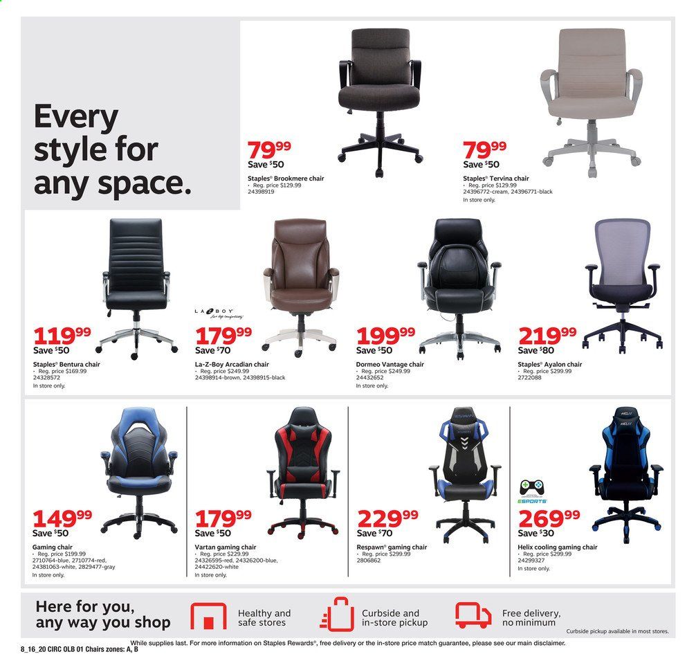 Staples Weekly Ad August 16 to August 22