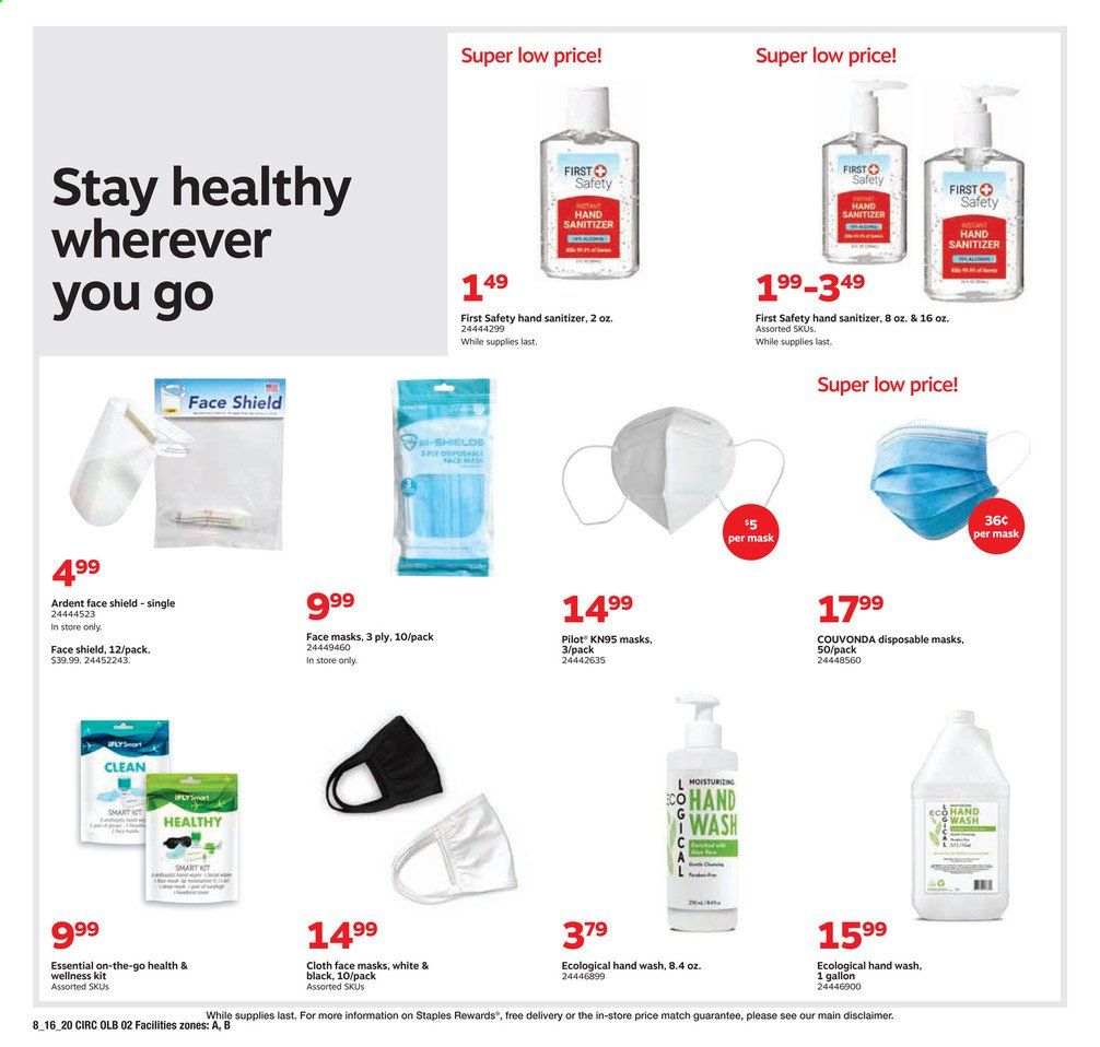Staples Weekly Ad August 16 to August 22