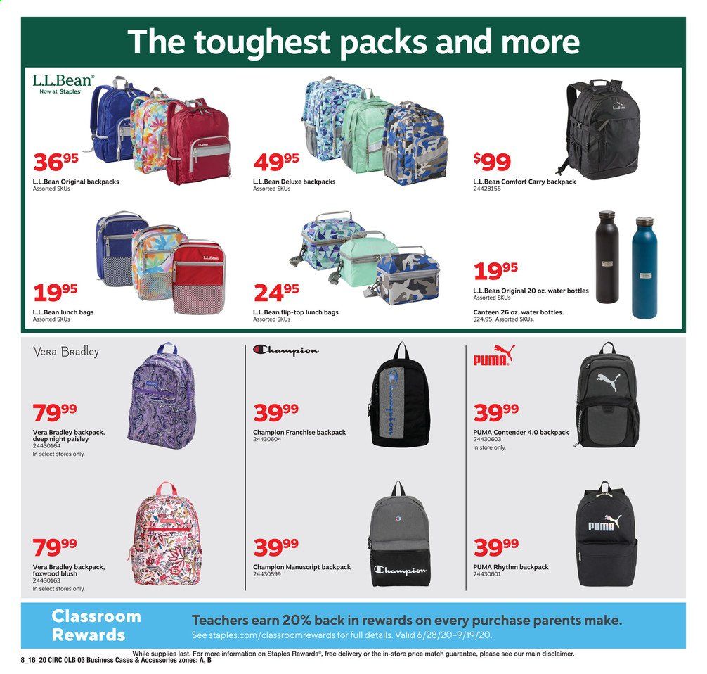 Staples Weekly Ad August 16 to August 22