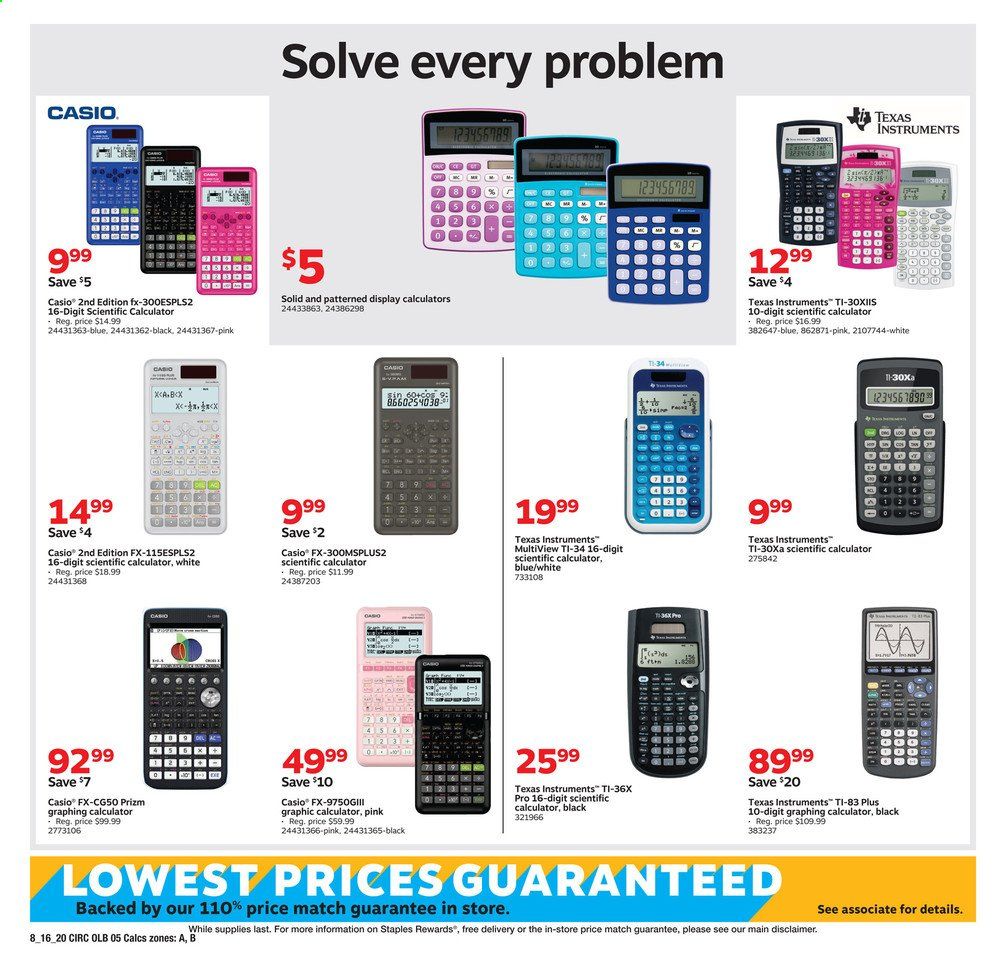 Staples Weekly Ad August 16 to August 22