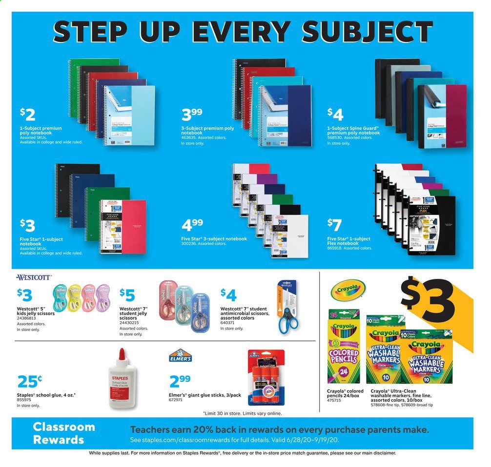 Staples Weekly Ad August 16 to August 22