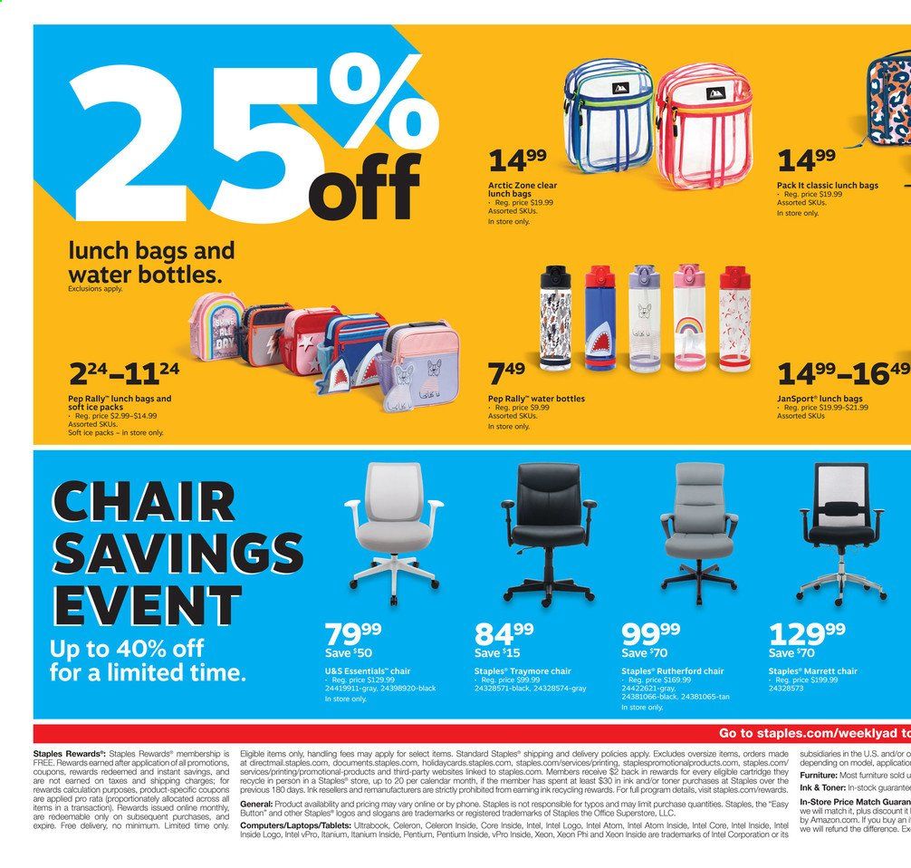 Staples Weekly Ad August 16 to August 22