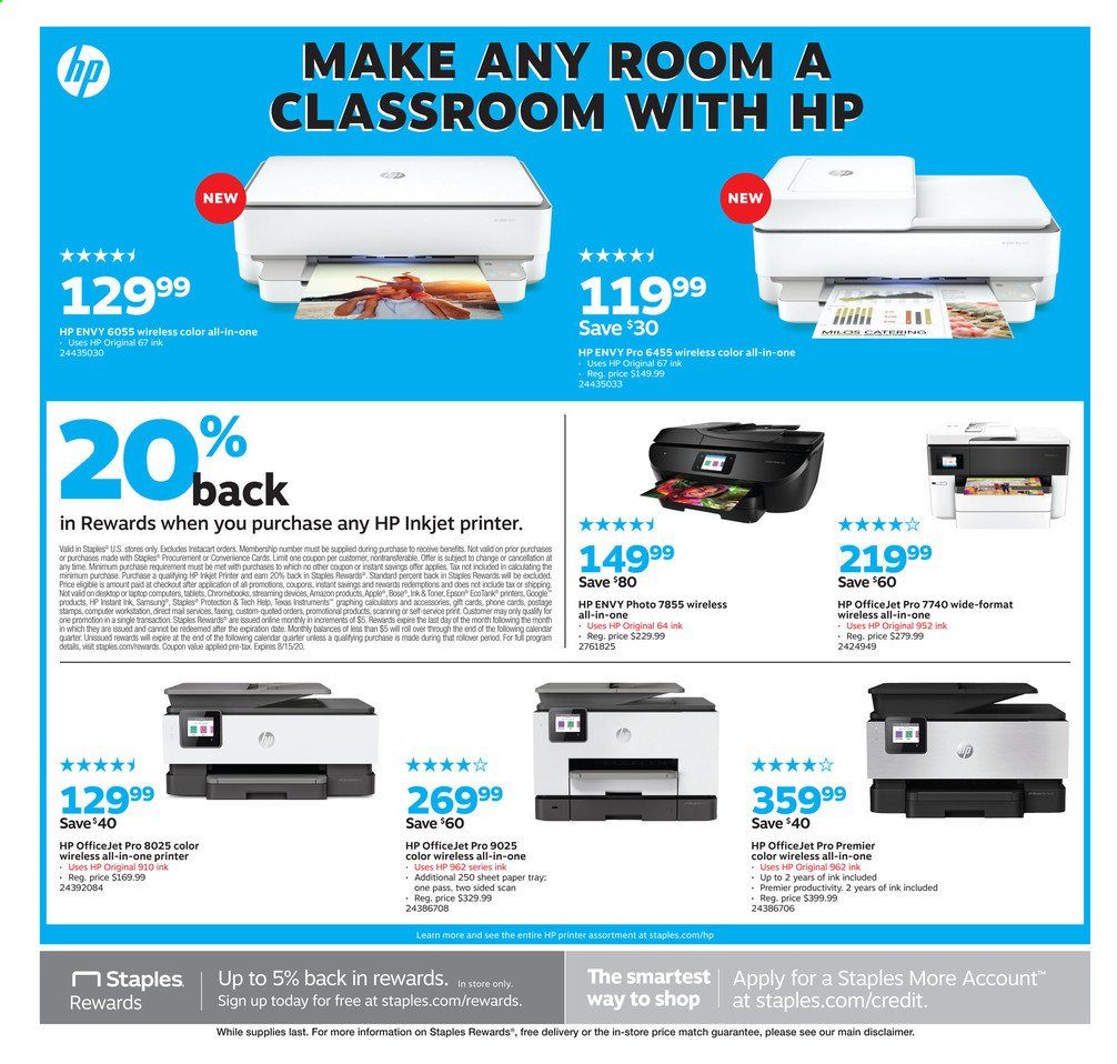 Staples Weekly Ad August 16 to August 22