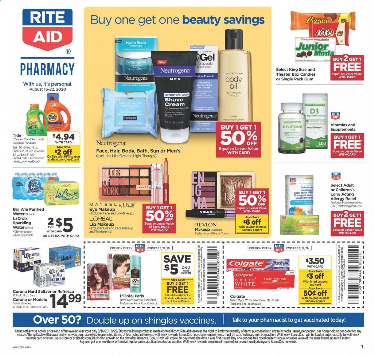 RITE AID Weekly Ad August 16 to August 22