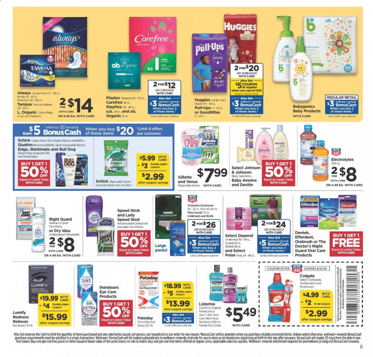 RITE AID Weekly Ad August 16 to August 22