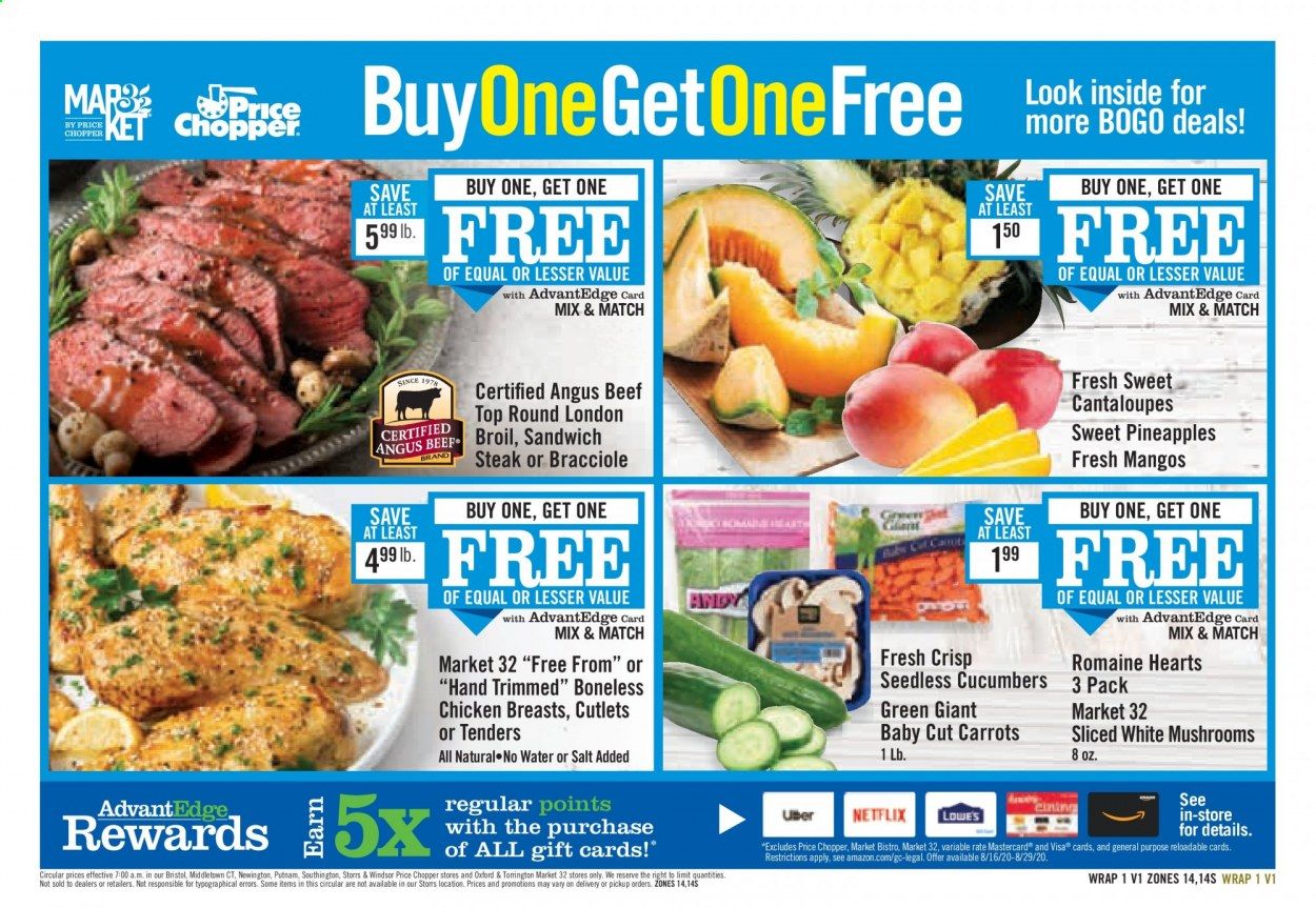 Price Chopper (CT) Weekly Ad August 16 to August 22