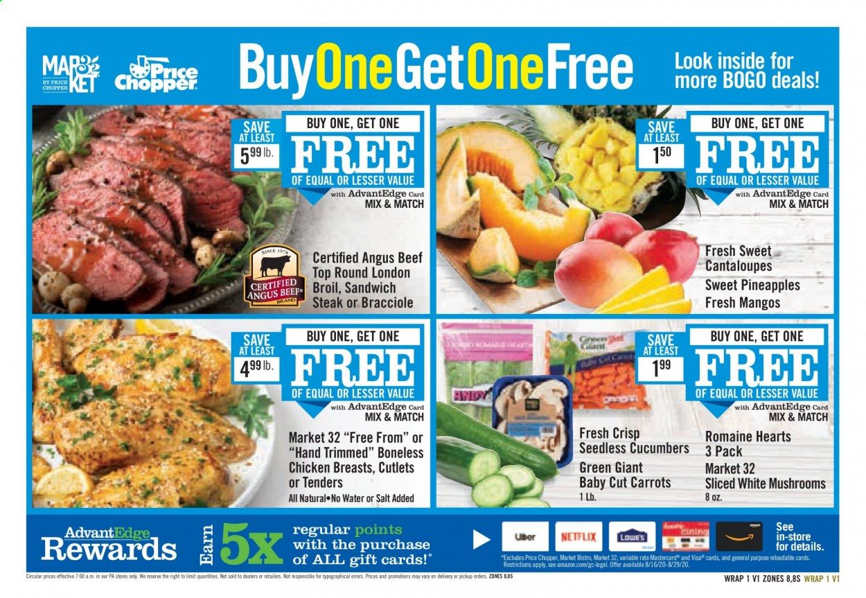 Price Chopper (PA) Weekly Ad August 16 to August 22