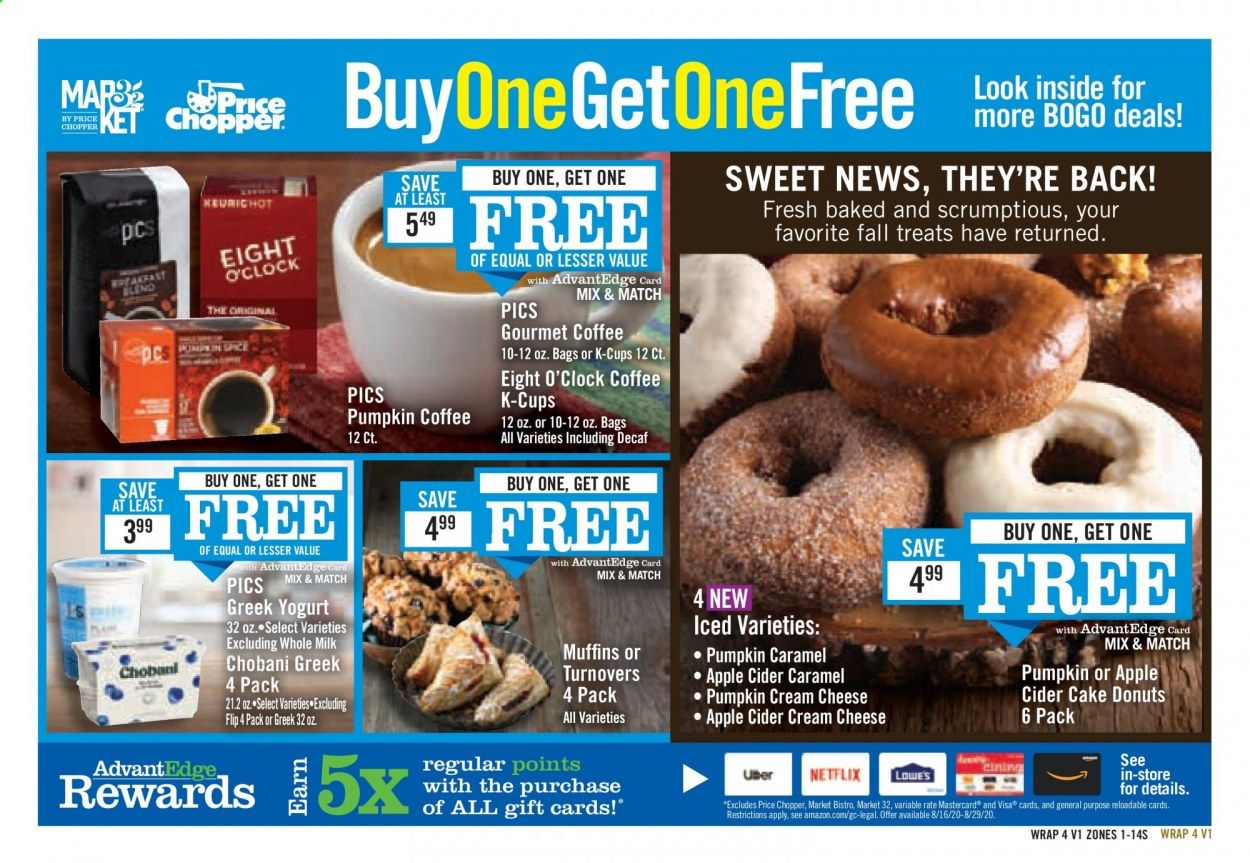 Price Chopper (PA) Weekly Ad August 16 to August 22