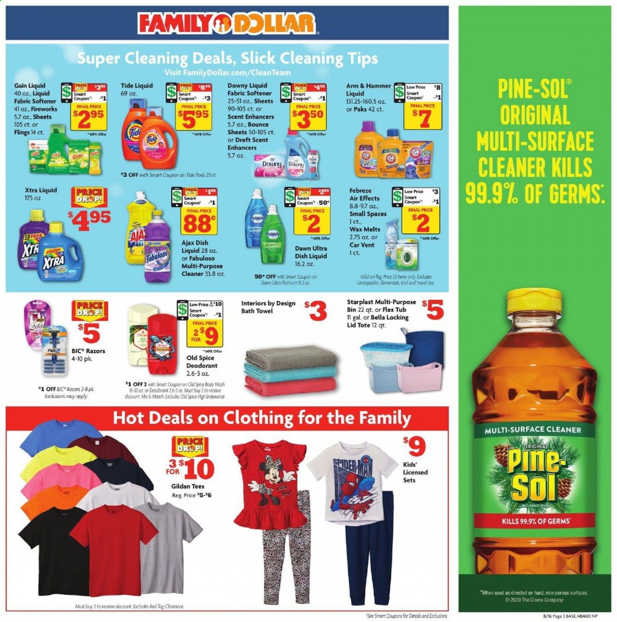 Family Dollar Weekly Ad August 16 to August 22
