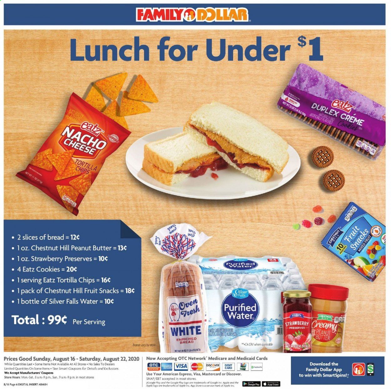 Family Dollar Weekly Ad August 16 to August 22