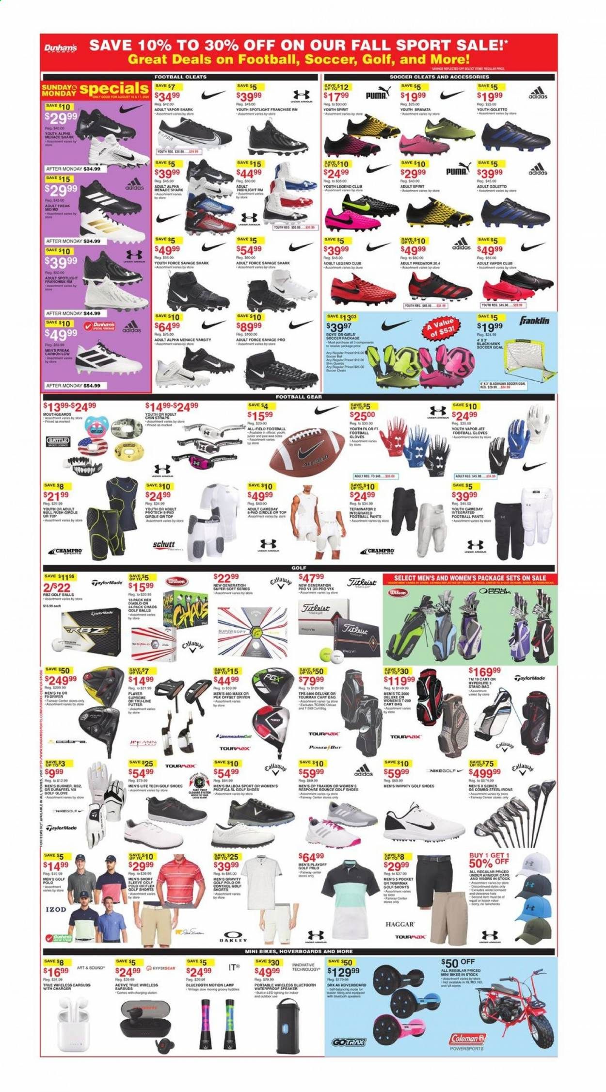 Dunham's Sports Weekly Ad August 15 to August 20