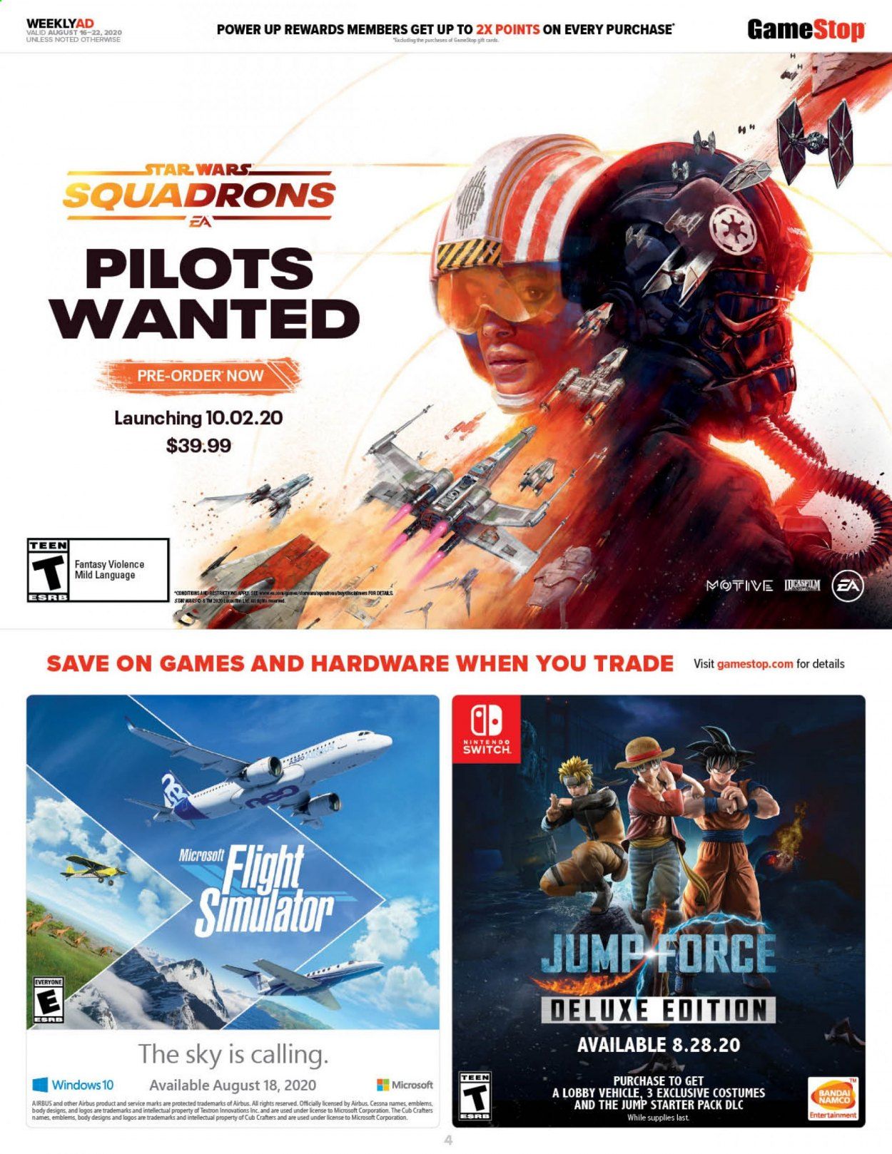 GameStop Weekly Ad August 16 to August 22