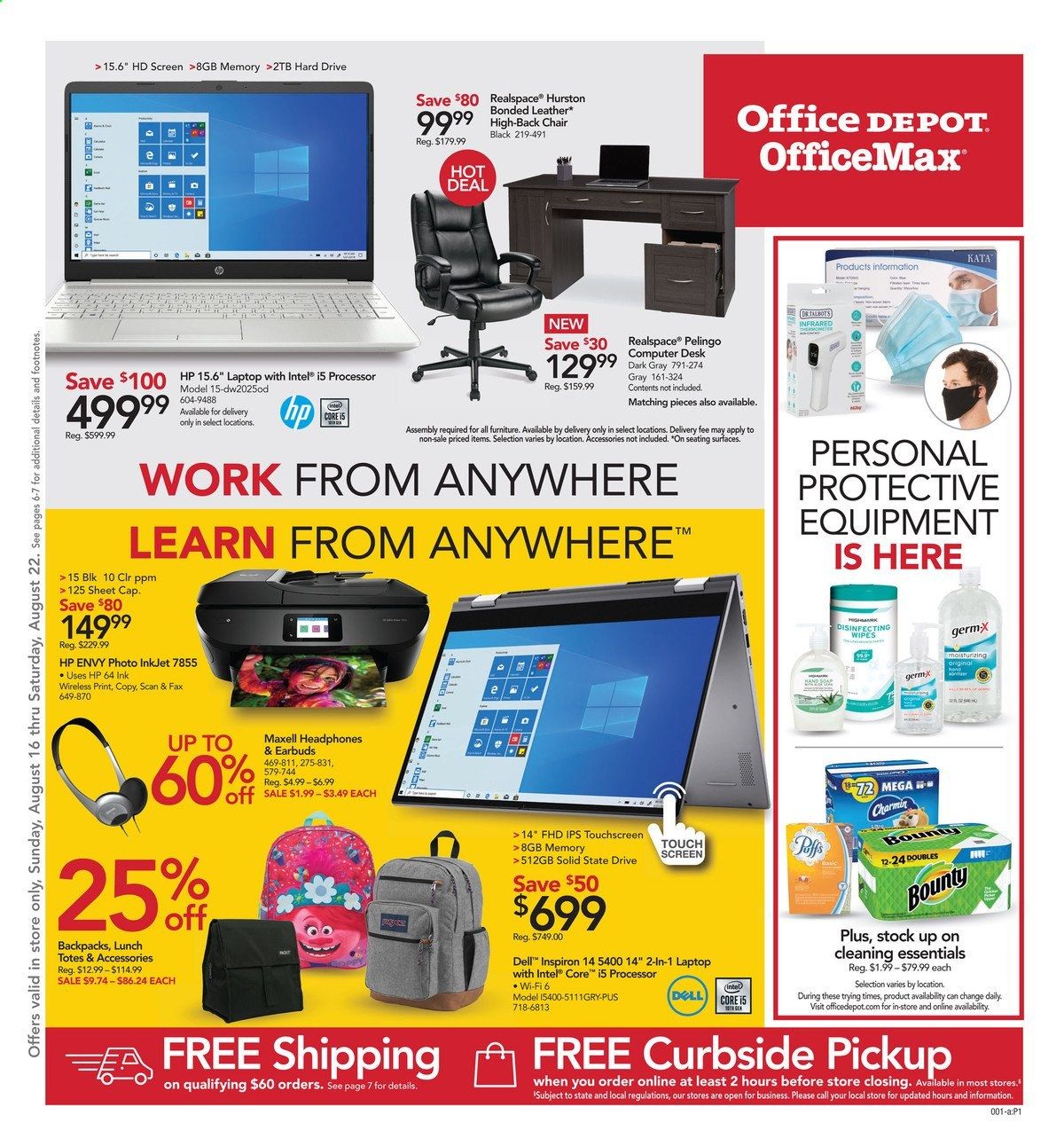 Office DEPOT Weekly Ad August 16 to August 22