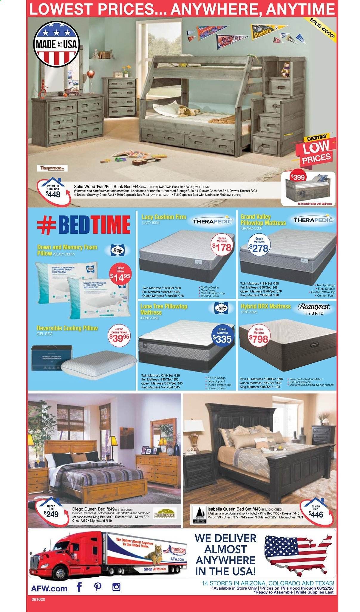 American Furniture Warehouse (AZ) Weekly Ad August 16 to August 22