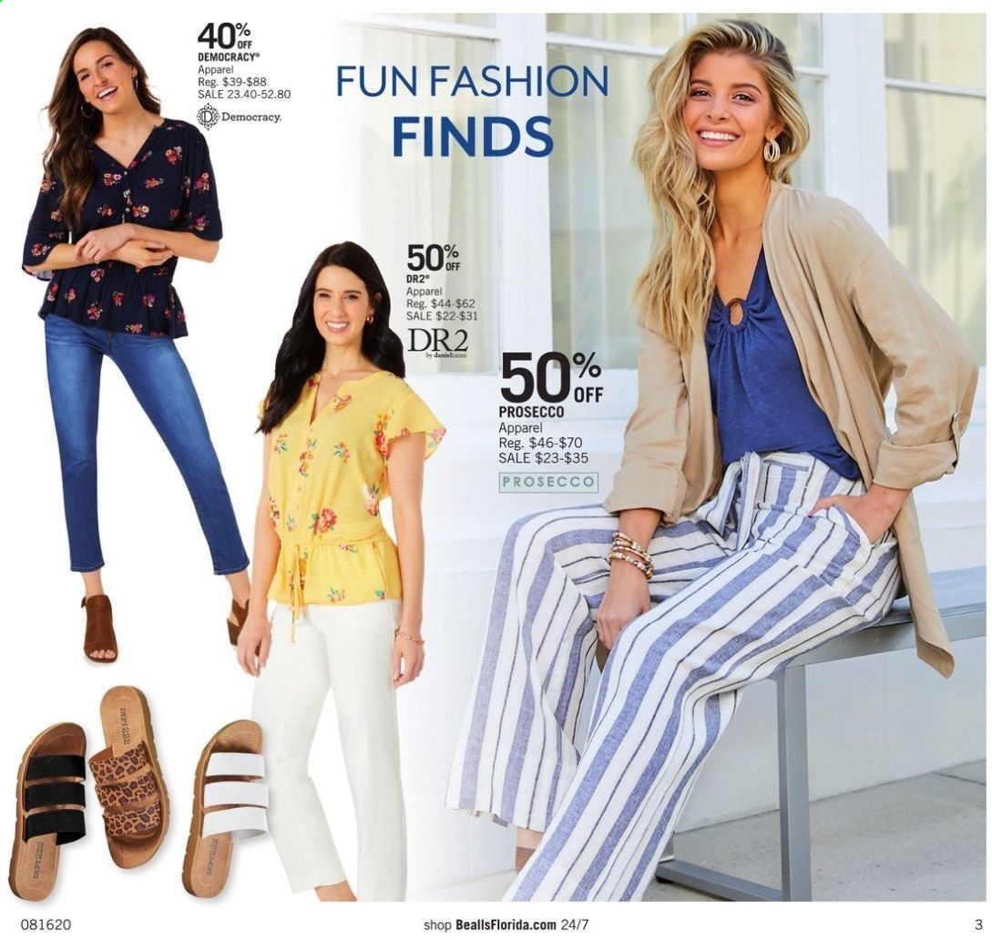 Bealls Florida Weekly Ad August 16 to August 22