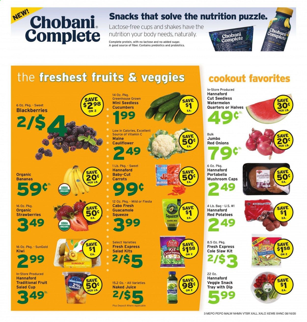 Hannaford (NH) Weekly Ad August 16 to August 22