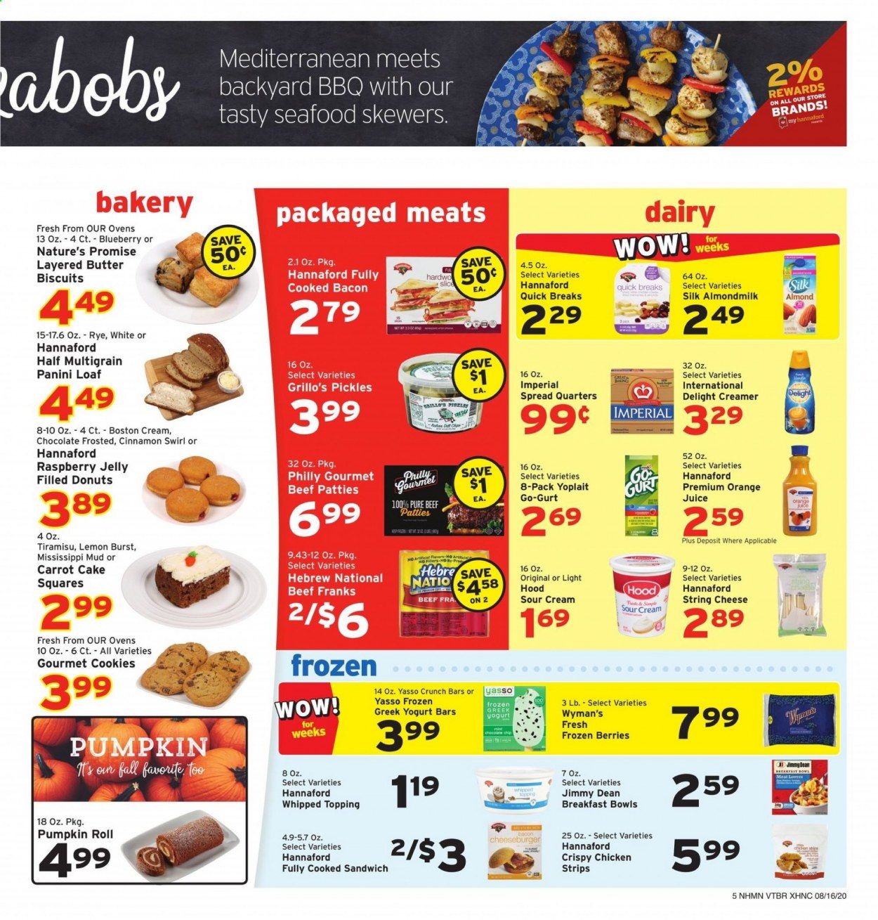 Hannaford (NH) Weekly Ad August 16 to August 22