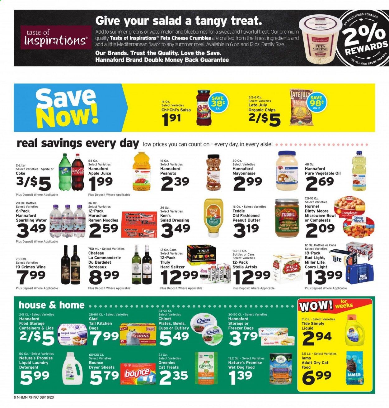 Hannaford (NH) Weekly Ad August 16 to August 22