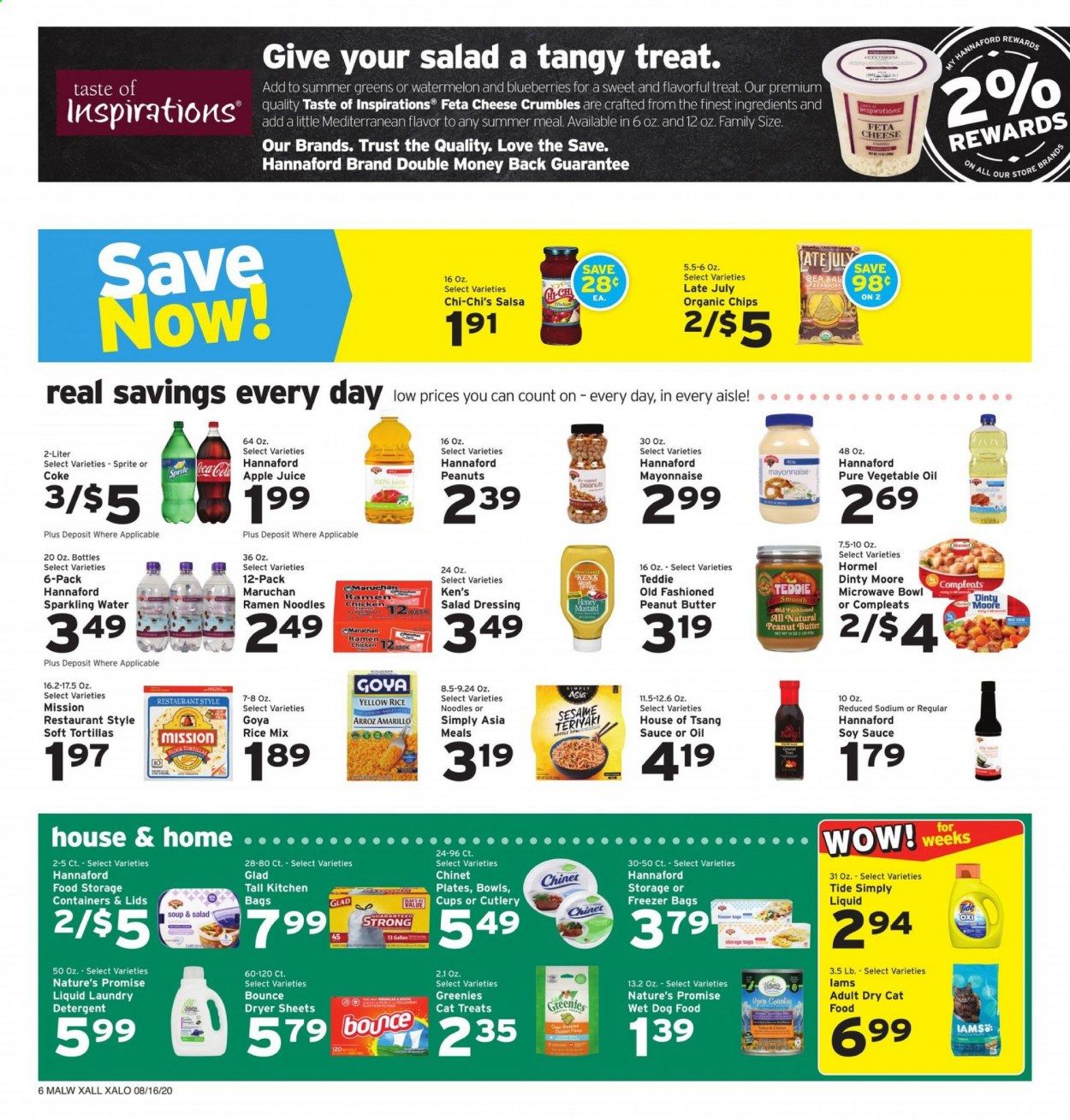 Hannaford (MA) Weekly Ad August 16 to August 22