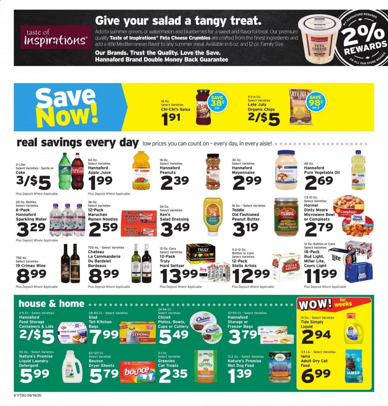 Hannaford (VT) Weekly Ad August 16 to August 22