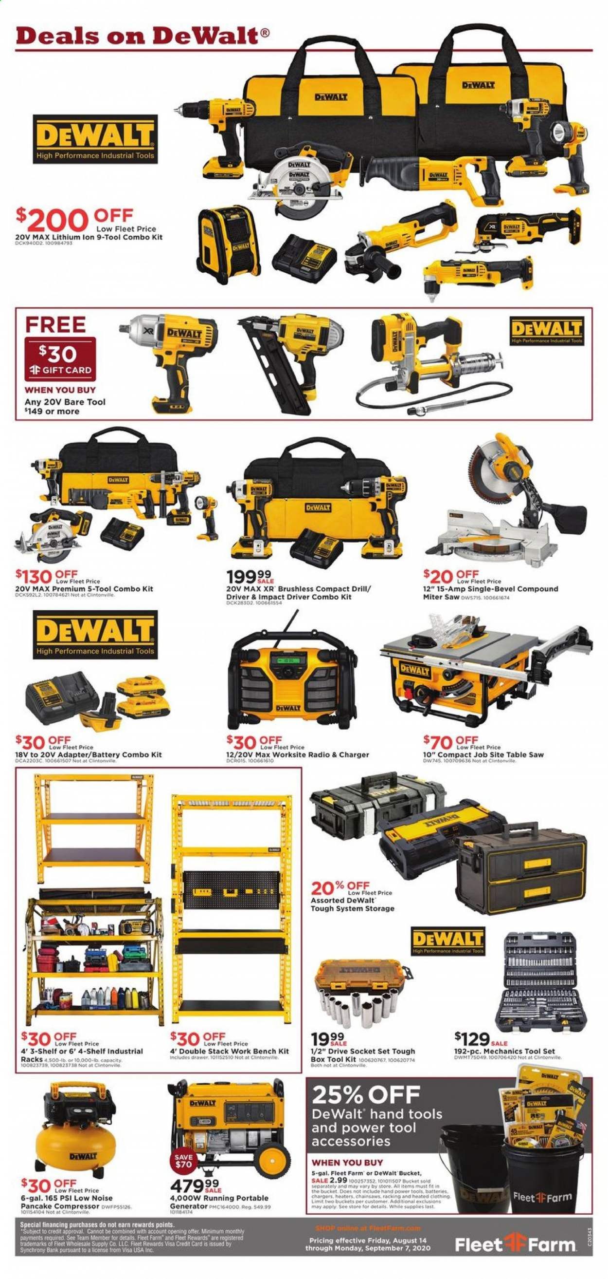 Fleet Farm Weekly Ad August 14 to September 7
