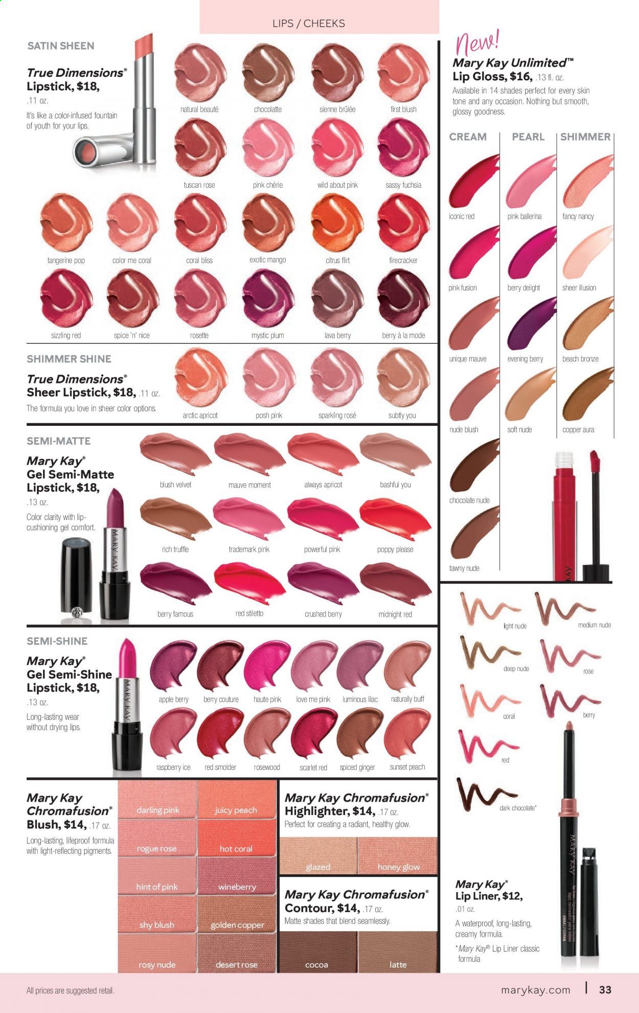 Mary Kay Weekly Ad August 16 to November 15