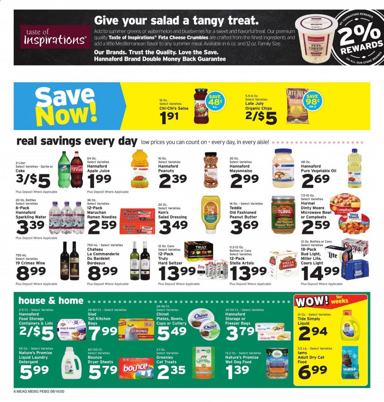 Hannaford (ME) Weekly Ad August 16 to August 22