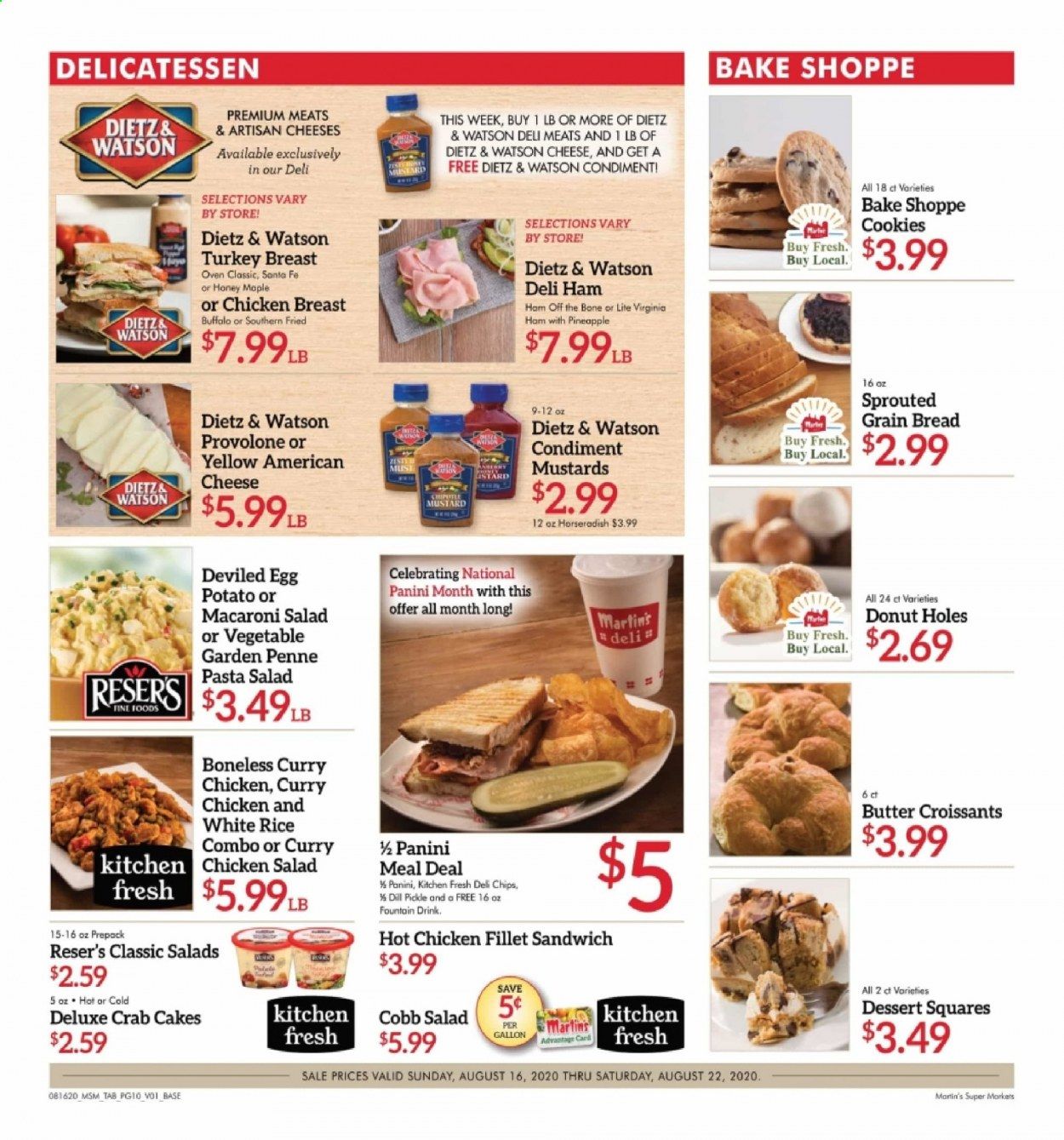 Martin’s Weekly Ad August 16 to August 22