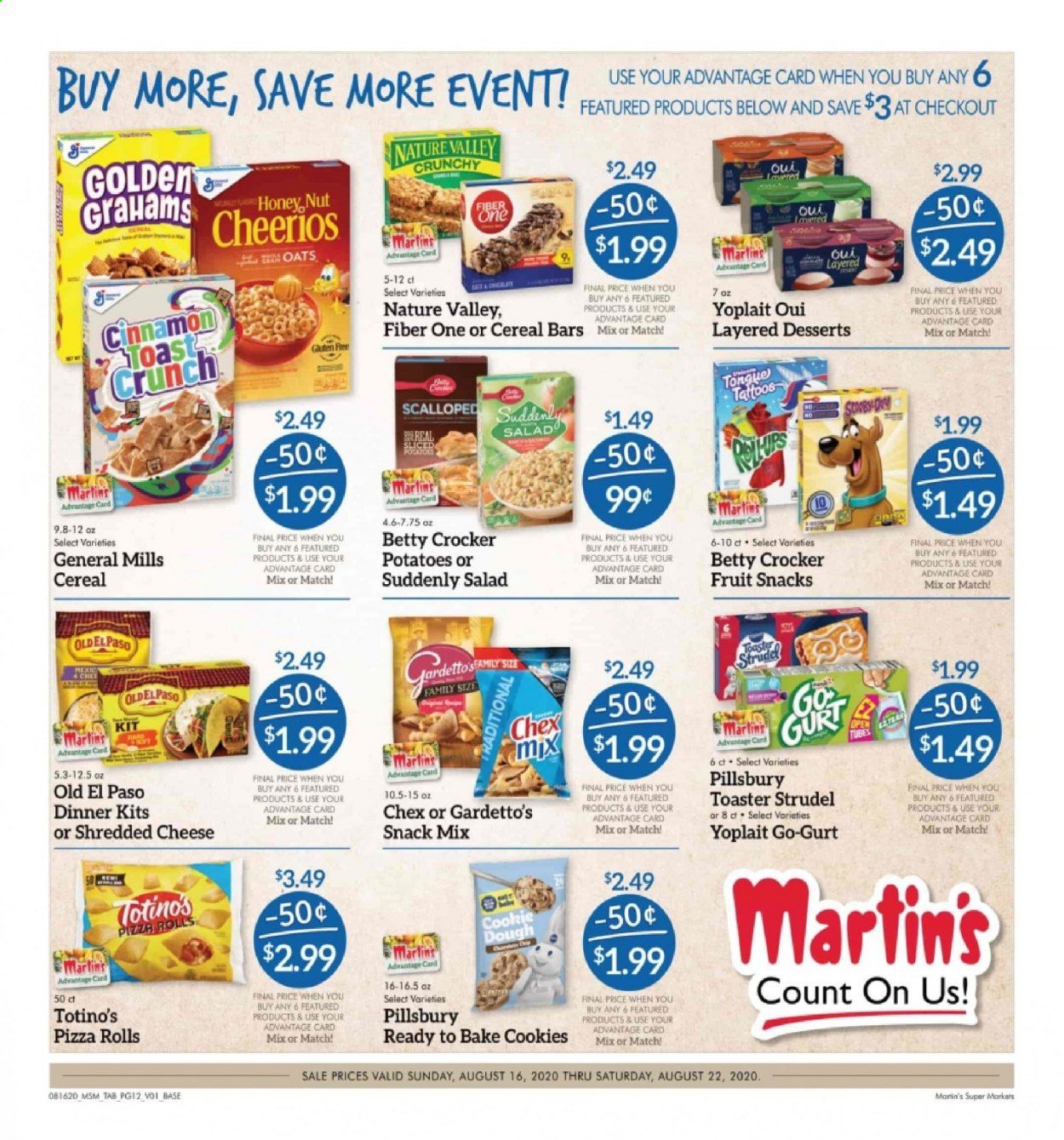 Martin’s Weekly Ad August 16 to August 22