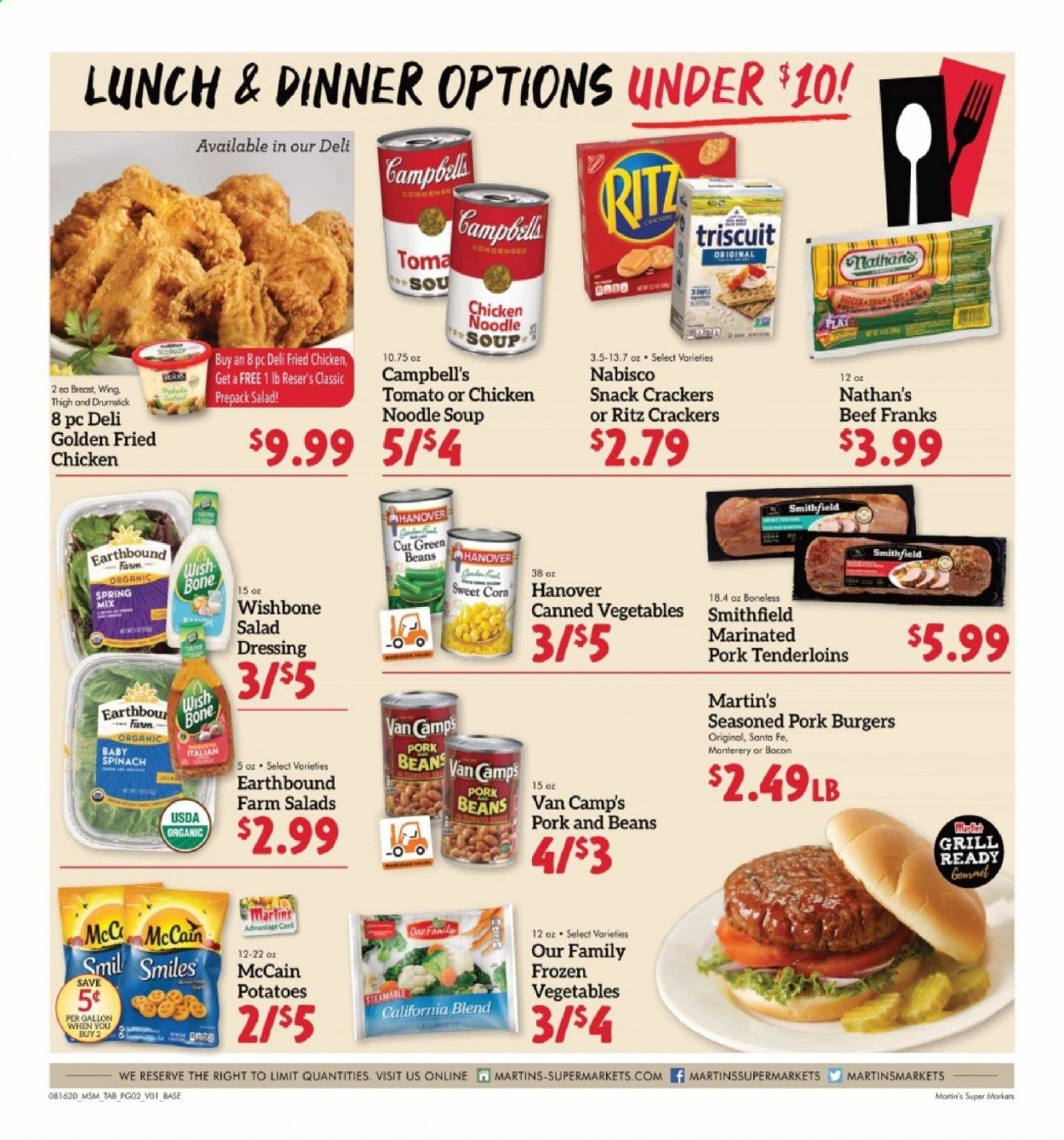 Martin’s Weekly Ad August 16 to August 22