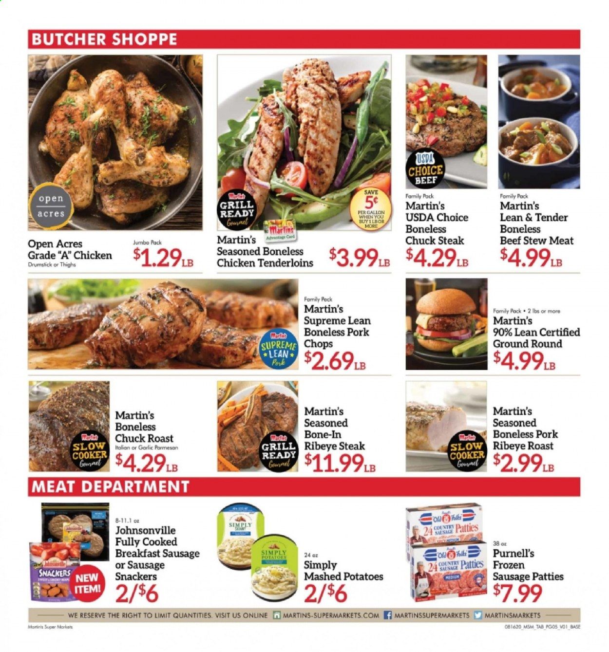 Martin’s Weekly Ad August 16 to August 22