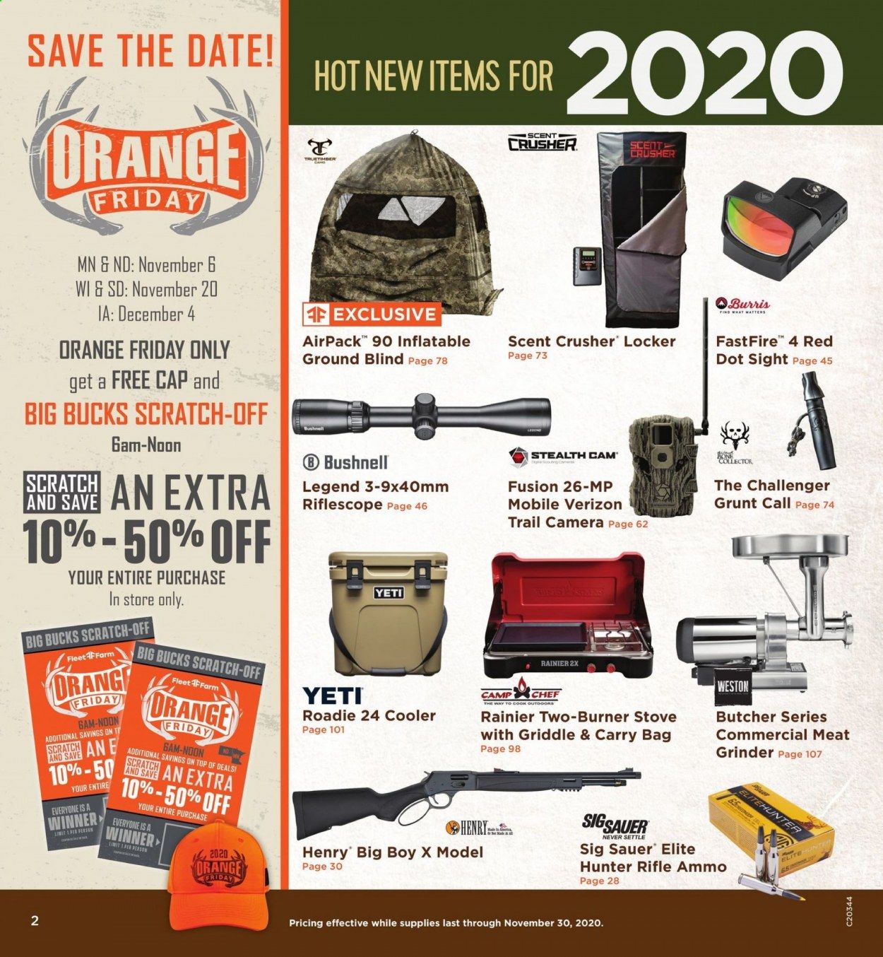 Fleet Farm Weekly Ad November 10 to November 30