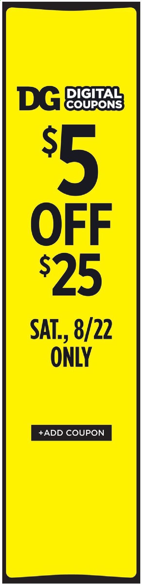 Dollar General Weekly Ad August 16 to August 22