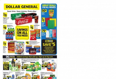 Dollar General Weekly Ad August 16 to August 22