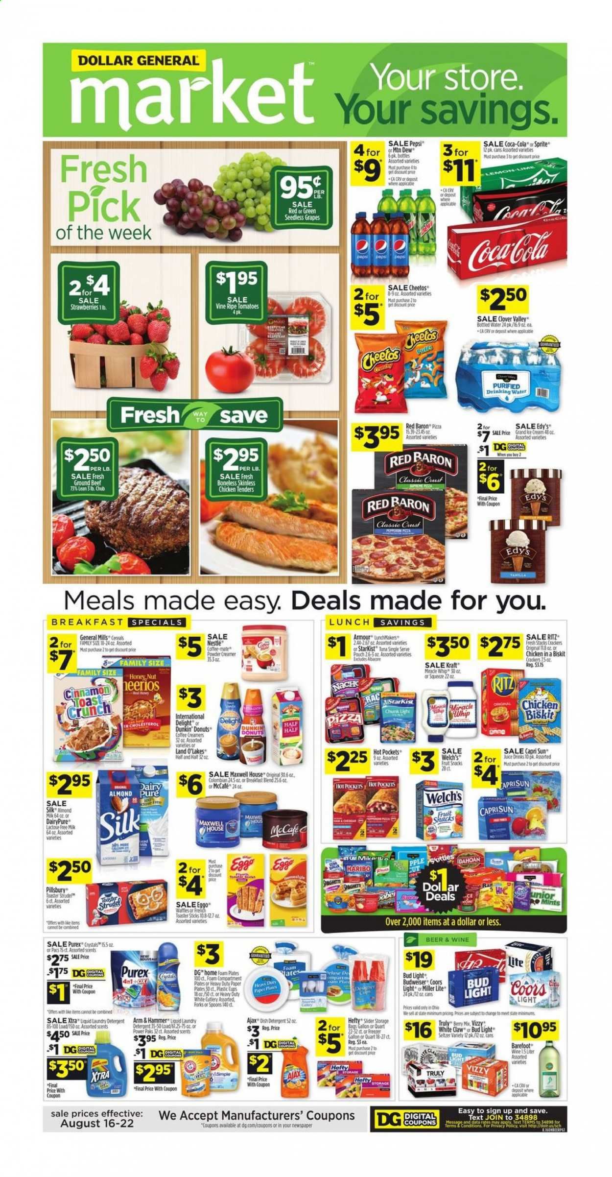 Dollar General (OH) Weekly Ad August 16 to August 22