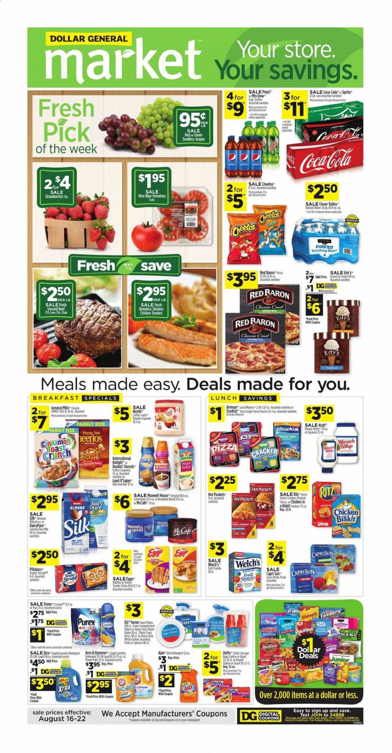 Dollar General (AL, IN, OH) Weekly Ad August 16 to August 22
