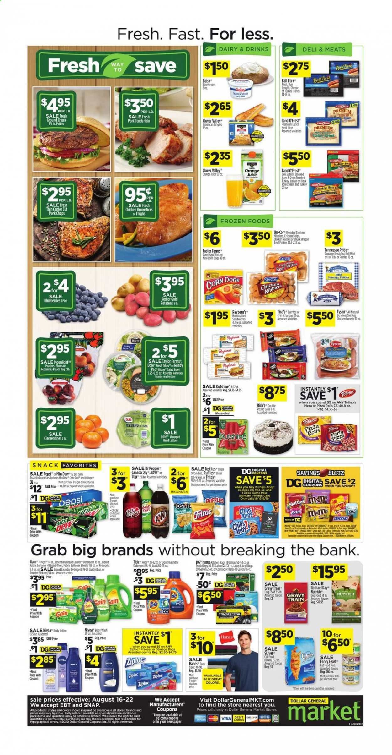 Dollar General (WV) Weekly Ad August 16 to August 22