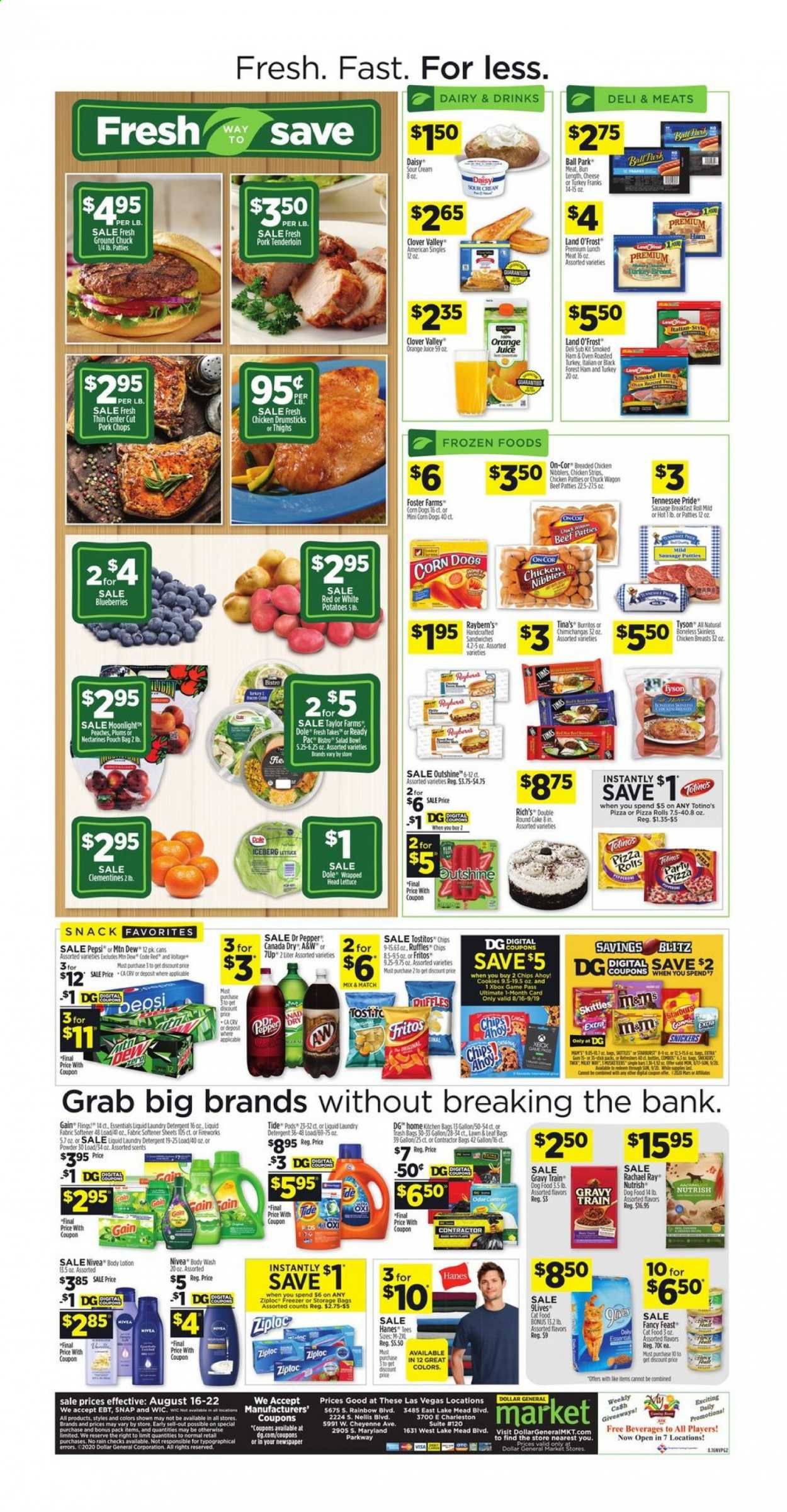Dollar General (NV) Weekly Ad August 16 to August 22