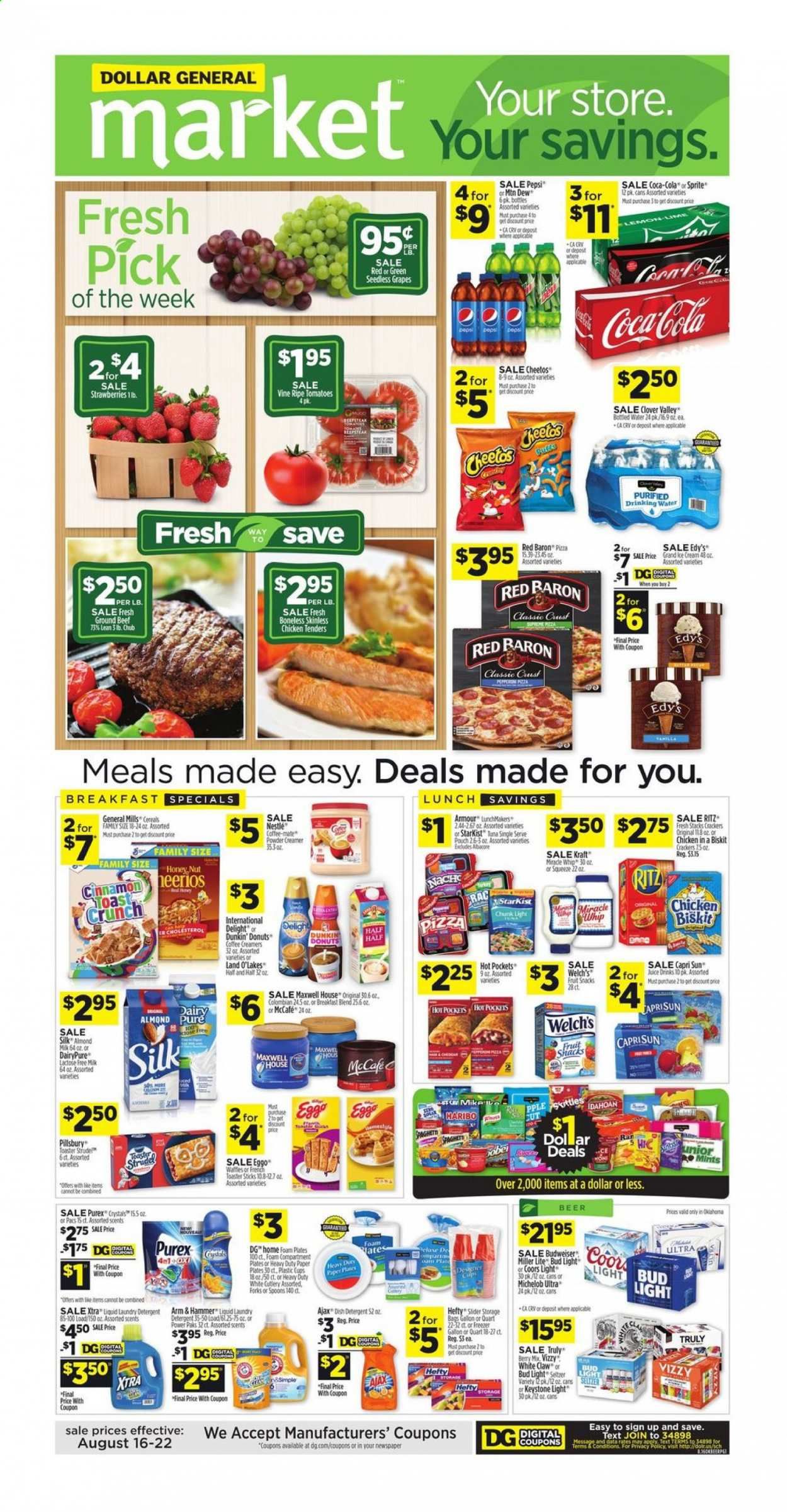 Dollar General (OK) Weekly Ad August 16 to August 22