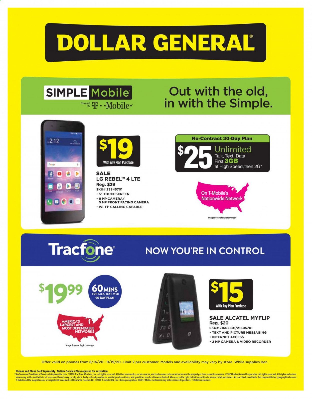 Dollar General Weekly Ad August 16 to September 19