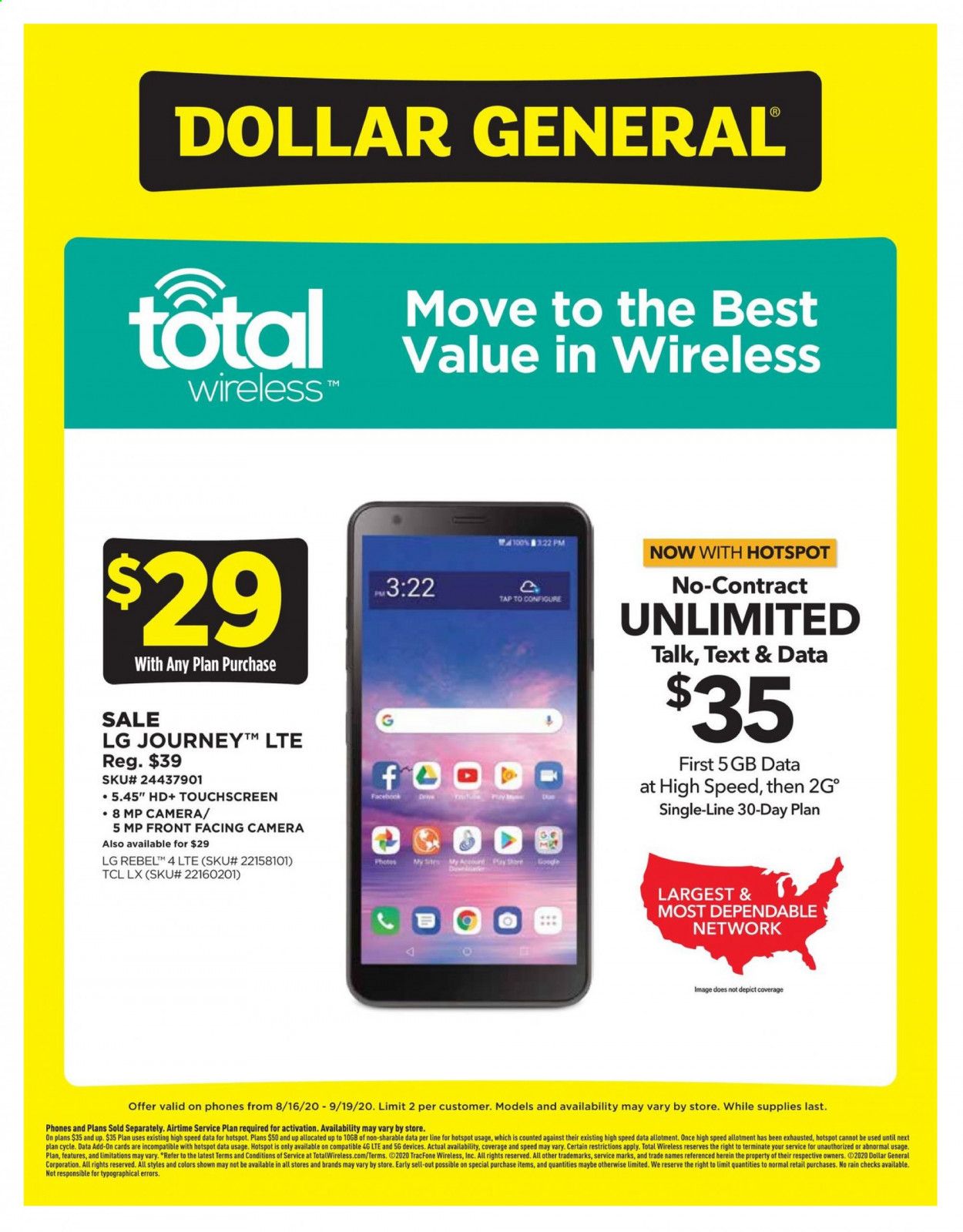 Dollar General Weekly Ad August 16 to September 19