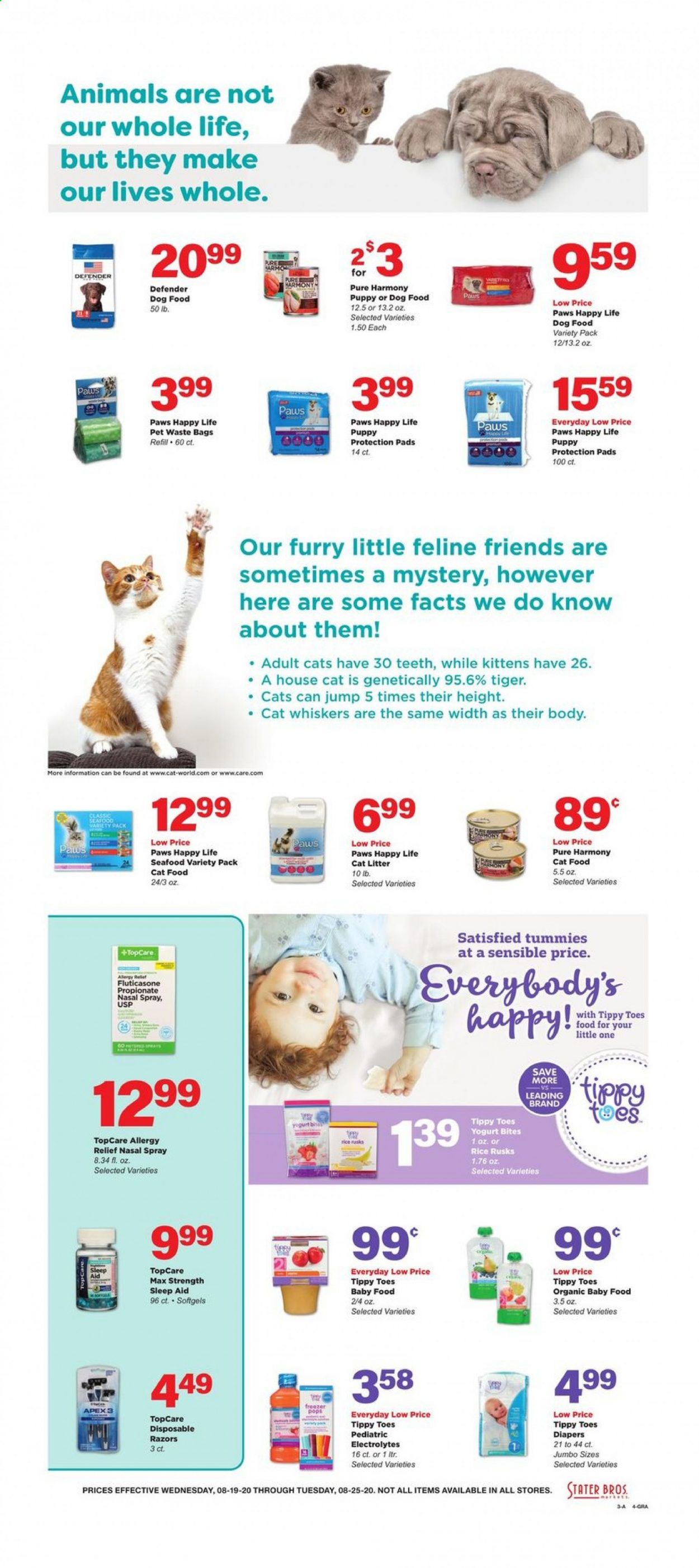 Stater Bros. Weekly Ad August 19 to August 25
