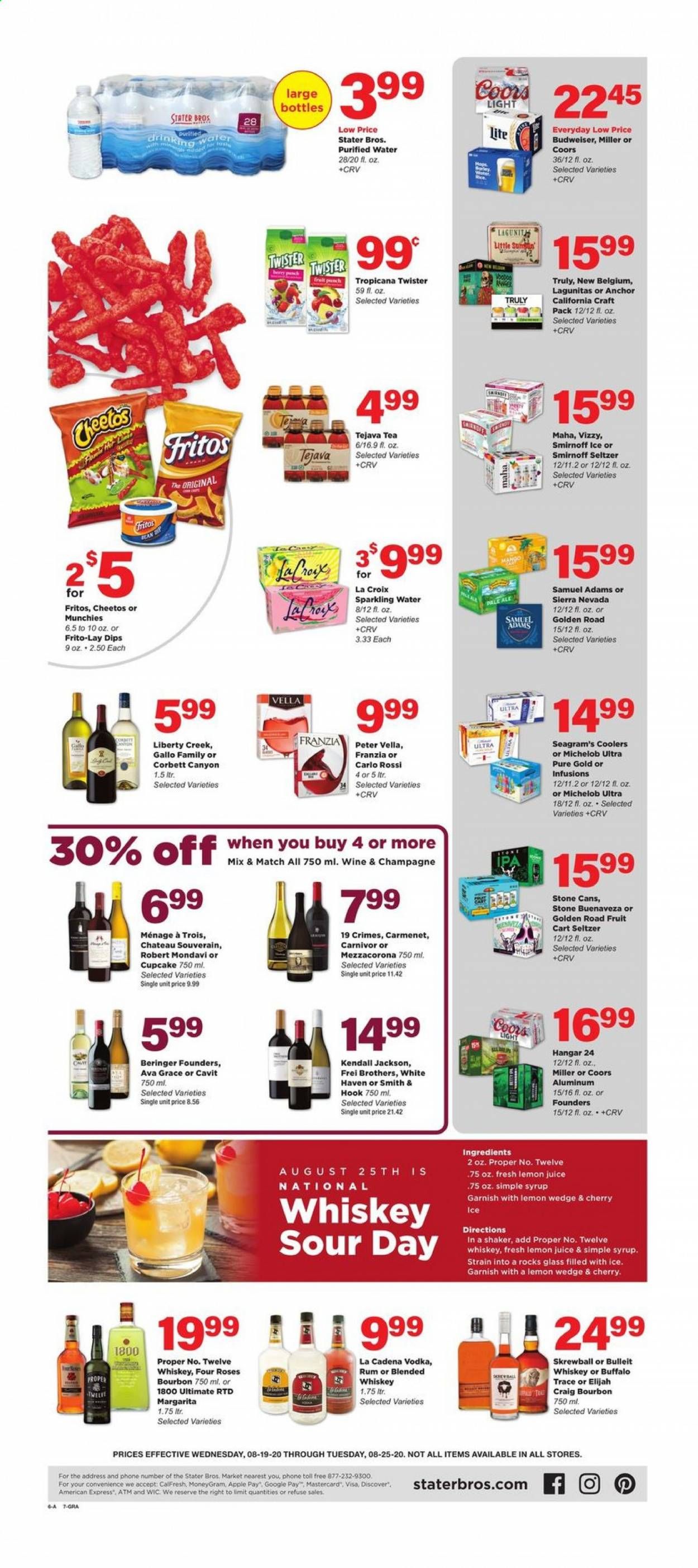 Stater Bros. Weekly Ad August 19 to August 25