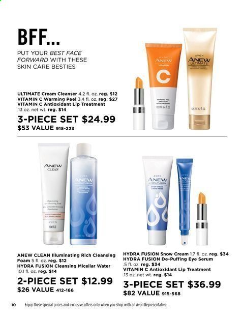 Avon Weekly Ad August 18 to August 31