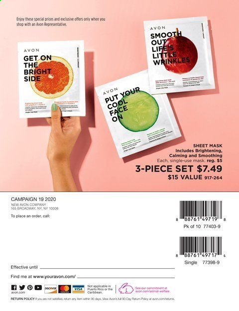 Avon Weekly Ad August 18 to August 31