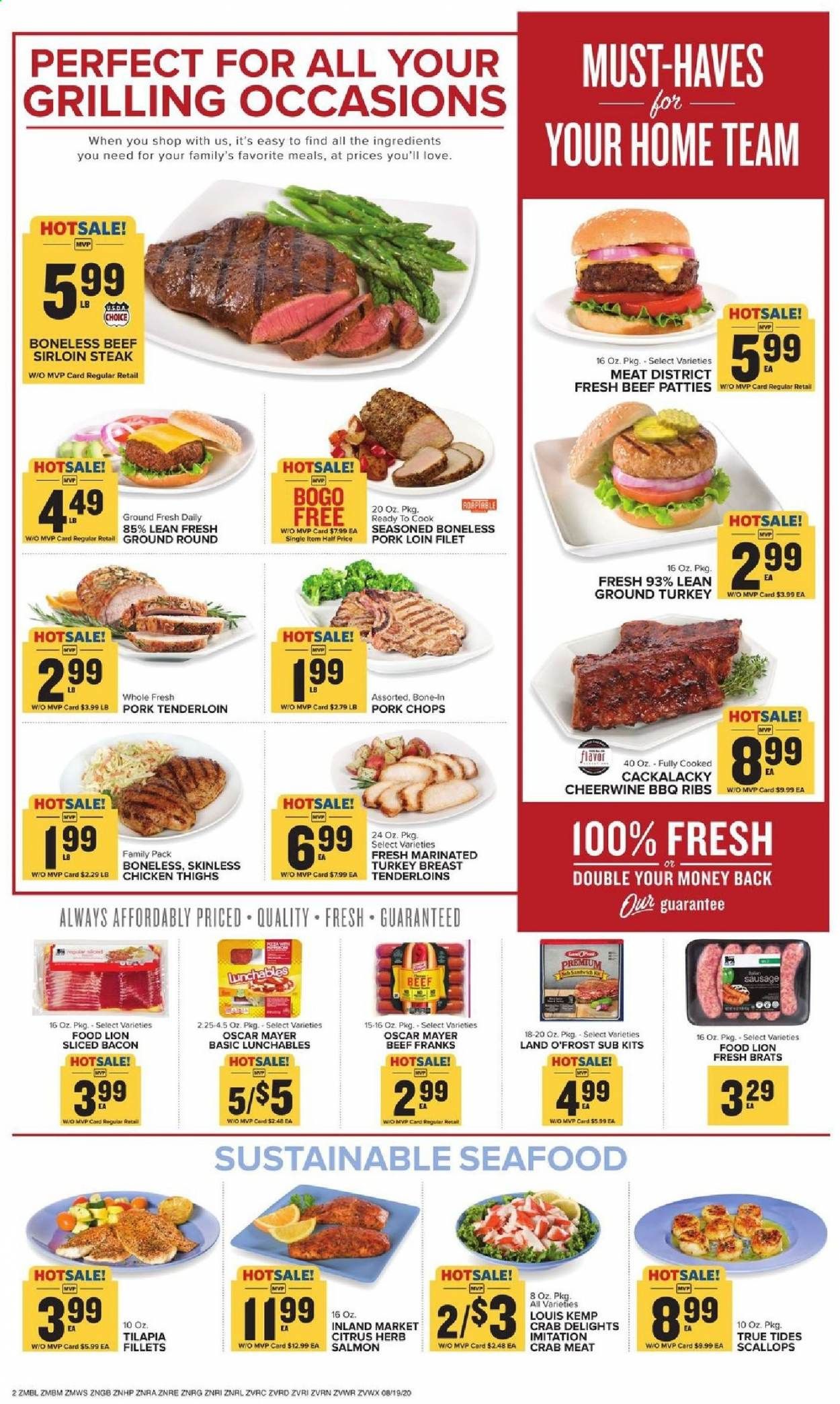 Food Lion (MD) Weekly Ad August 19 to August 25