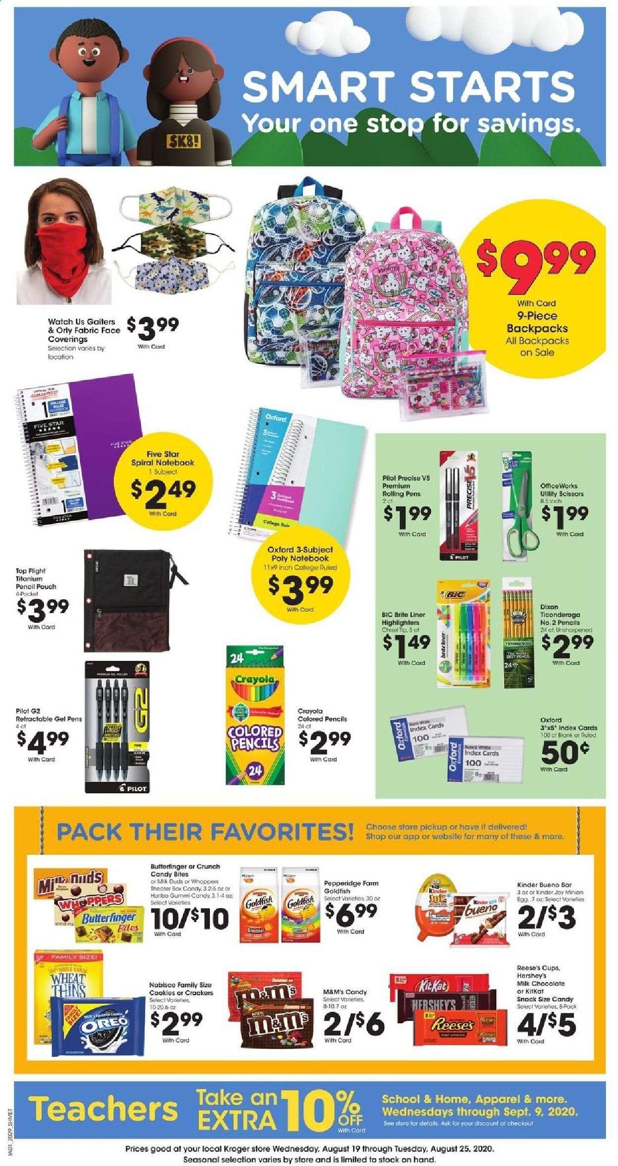 Kroger Weekly Ad August 19 to August 25