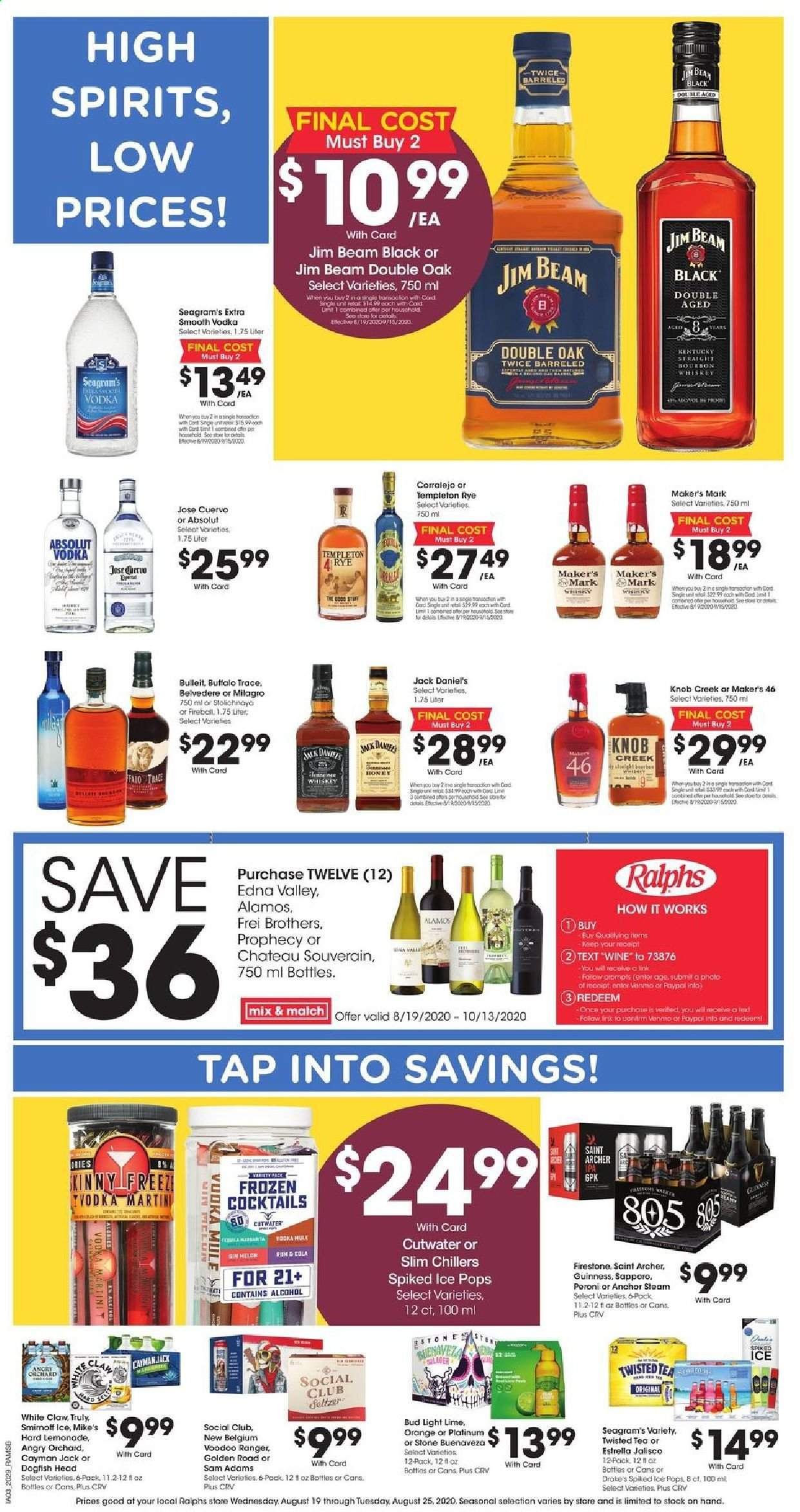 Ralphs Weekly Ad August 19 to August 25